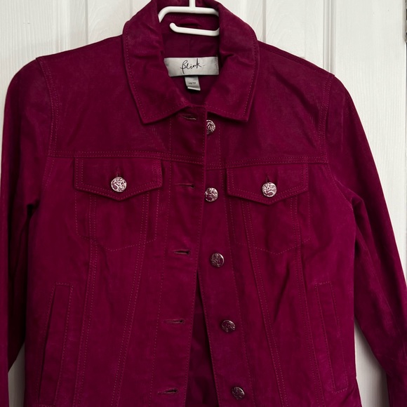 Suede pink jacket - Picture 2 of 3